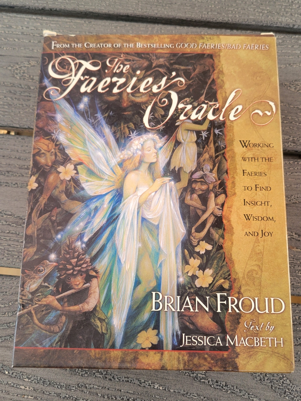 The Faeries' Oracle Book & Complete 66 Card Deck Brian Froud Jessica Macbeth Box